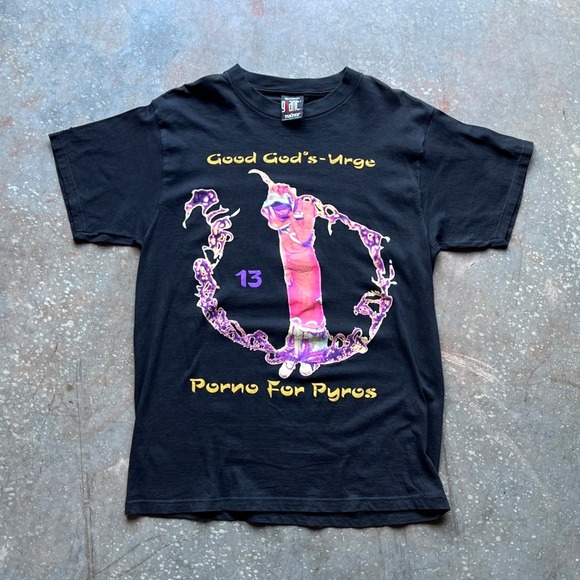 Giant by Tultex Other - VTG 90s Good Gods Urge Porno for Pyros Band T Shirt Mens XL Giant by Tultex